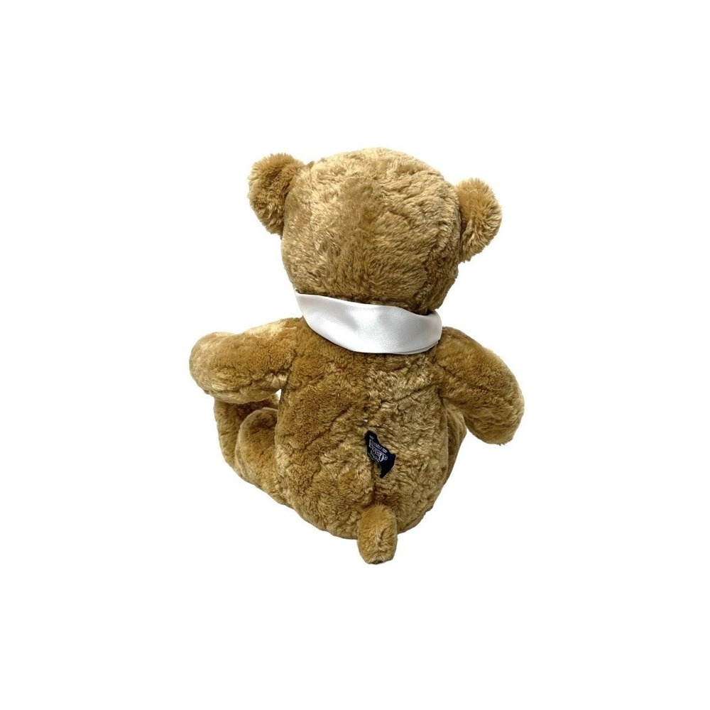 Lands' End 1997 Gund 12" Brown Sitting Teddy Bear Aviator Scarf BEARON VON OOPS - Picture 3 of 6